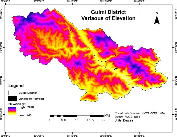 Landslide Susceptibility Assessment Using Bivariate Statistical Methods: A Case Study of Gulmi District, western Nepal