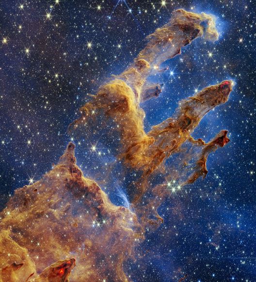 NASA’s Webb Takes Star-Filled Portrait of Pillars of Creation